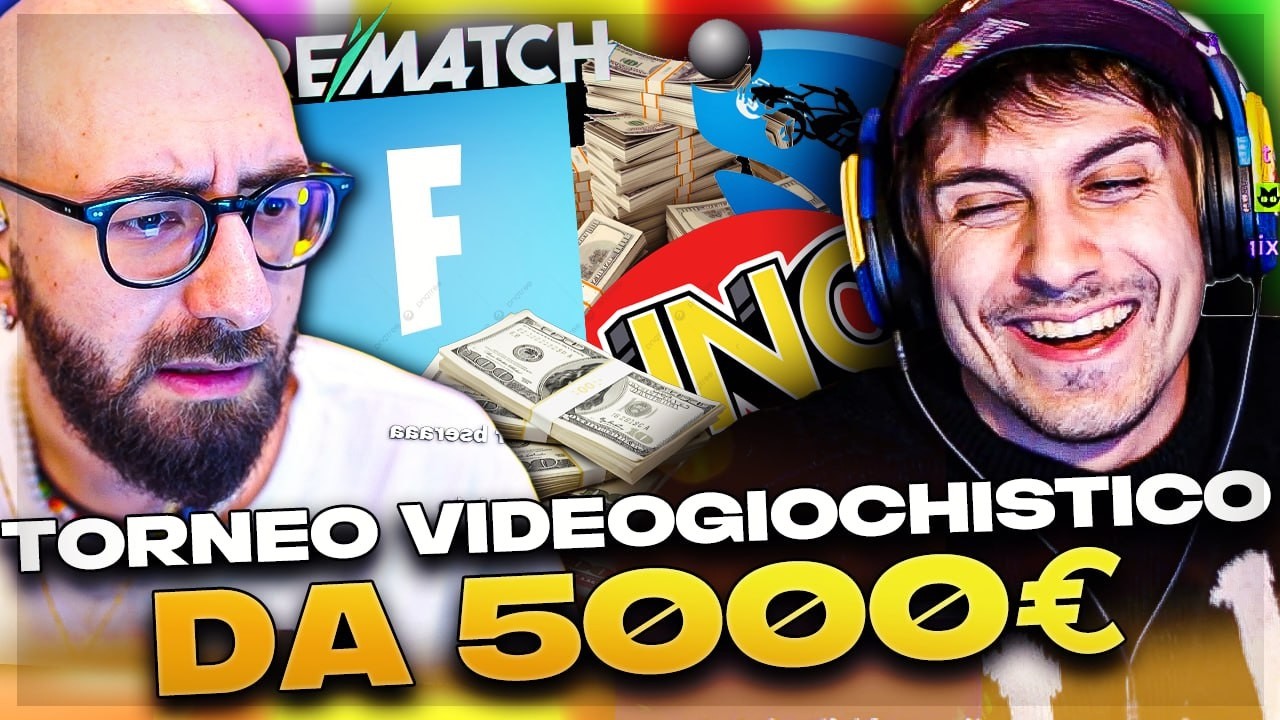 TORNEO VIDEOGIOCHISTICO con 5000€ IN PALIO ! VINTO FIRST TRY ?!?