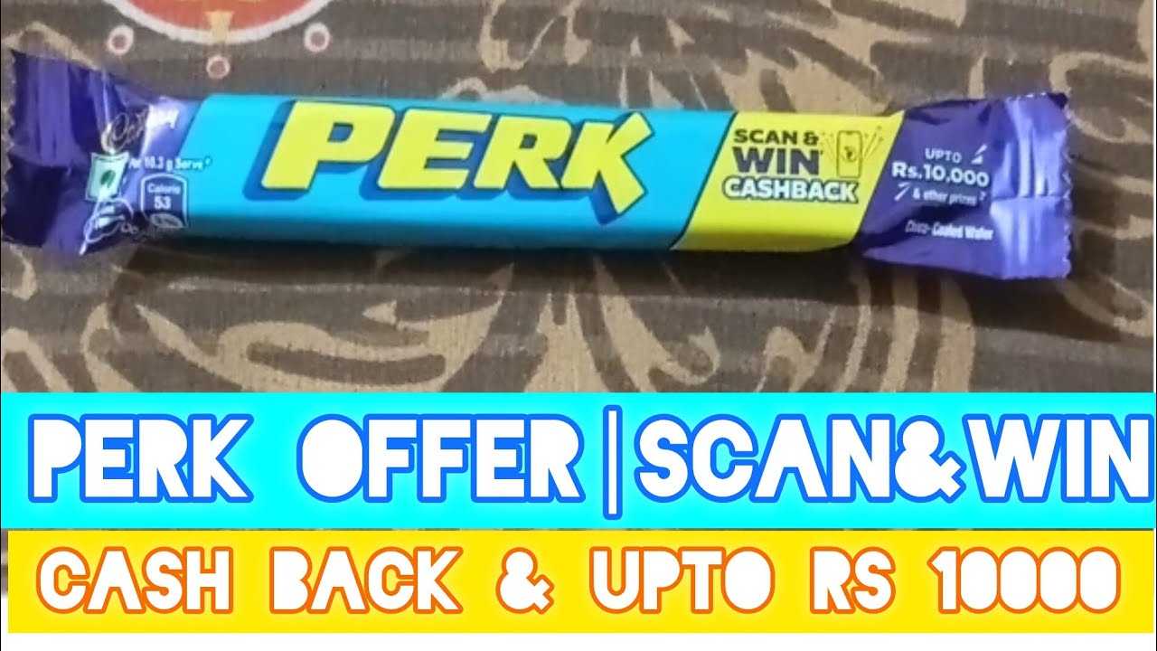 Cadbury Perk Chocolate Cashback New Offer 2026 Perk Cashback Offer