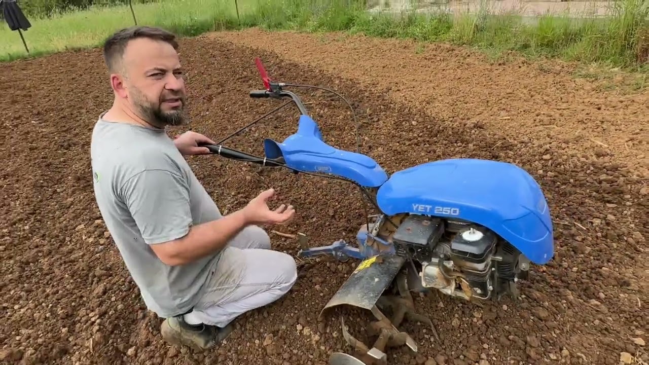 Yağmur Yet250 Test Ettim ve Bahçemizi Çapaladım - Dizel ve Benzinli farkı
