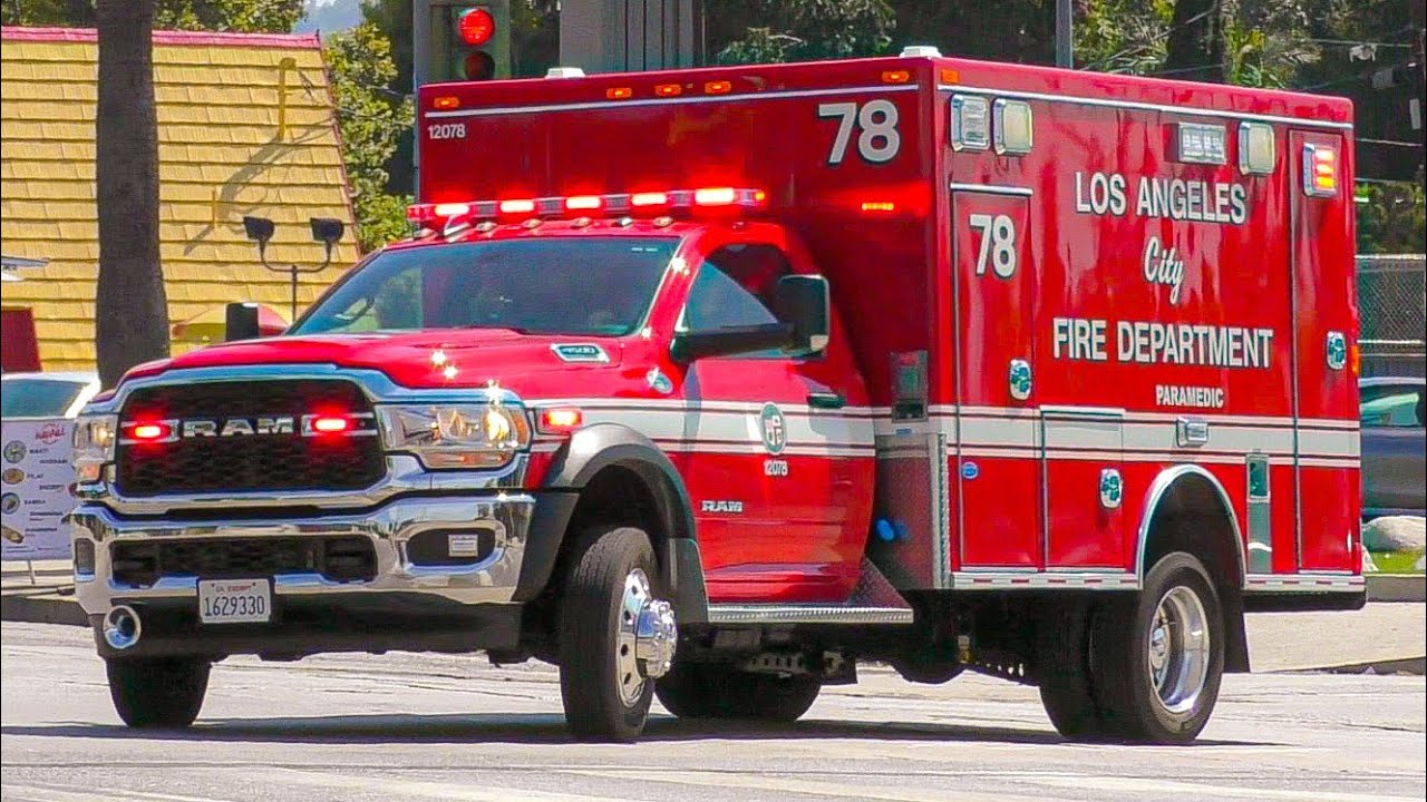 LAFD *New* Rescues Responding: Rescue 75, Rescue 833, & Rescue 78