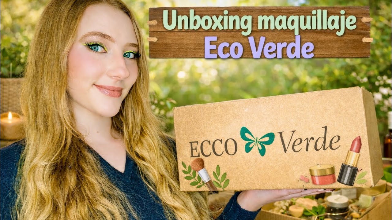 unboxing de maquillaje ecco verde