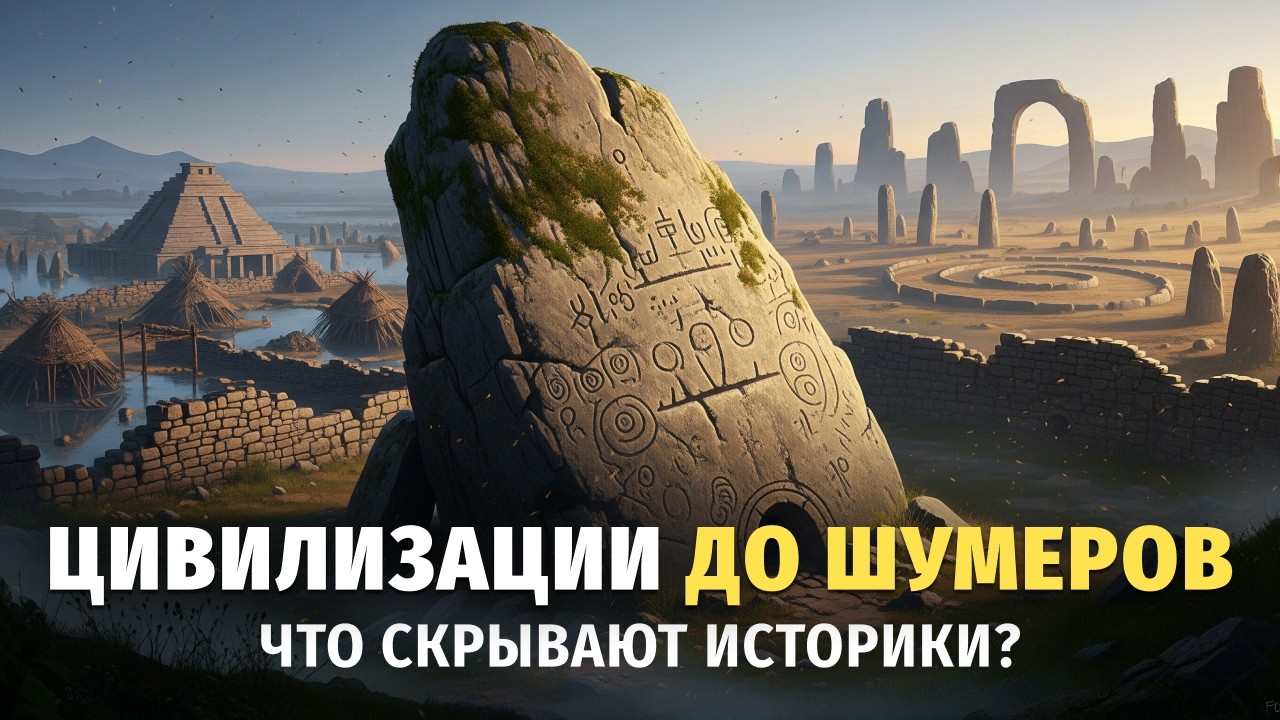🌙 Лекция для сна 🗿🛖 Исчезнувшие ЦИВИЛИЗАЦИИ, которые существовали ДО ШУМЕРОВ