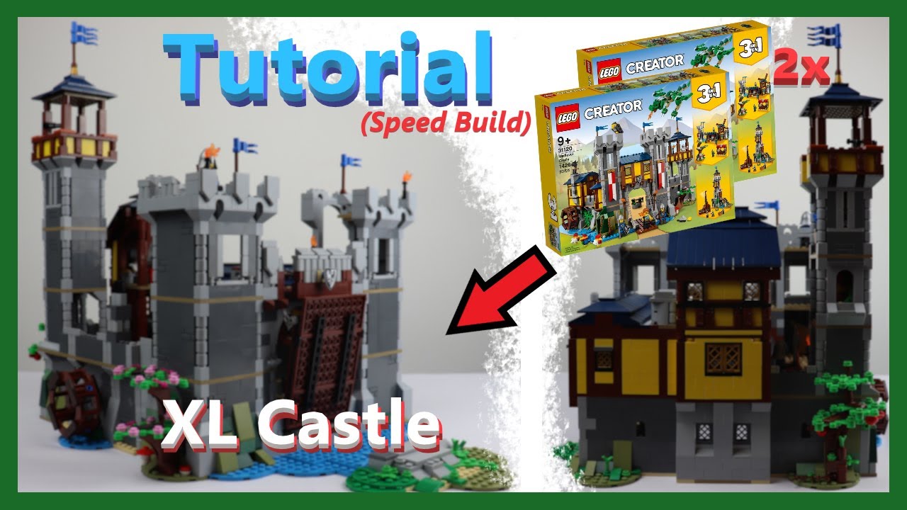 XL Castle [Tutorial/Speed Build] 2x Lego Creator 31120 Castle | Alternative/Multiple Build's