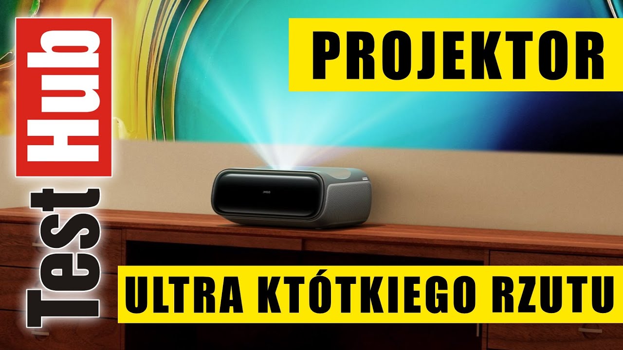 JMGO O2S Ultra laserowy projektor ultra krótkiego rzutu 4K - projektor przyścienny krótkoogniskowy