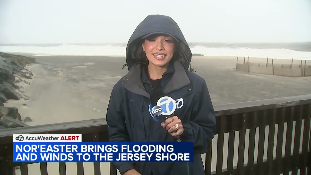 Jersey Shore sees floods and strong winds from Nor'easter storm