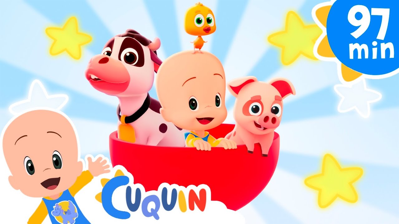 Por la bahía: adivina los animales 🐤 y más canciones infantiles para bebés con Cleo y Cuquín