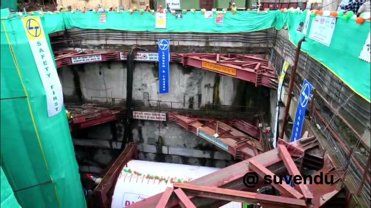 Metro Tunnelling work at Khidirpore