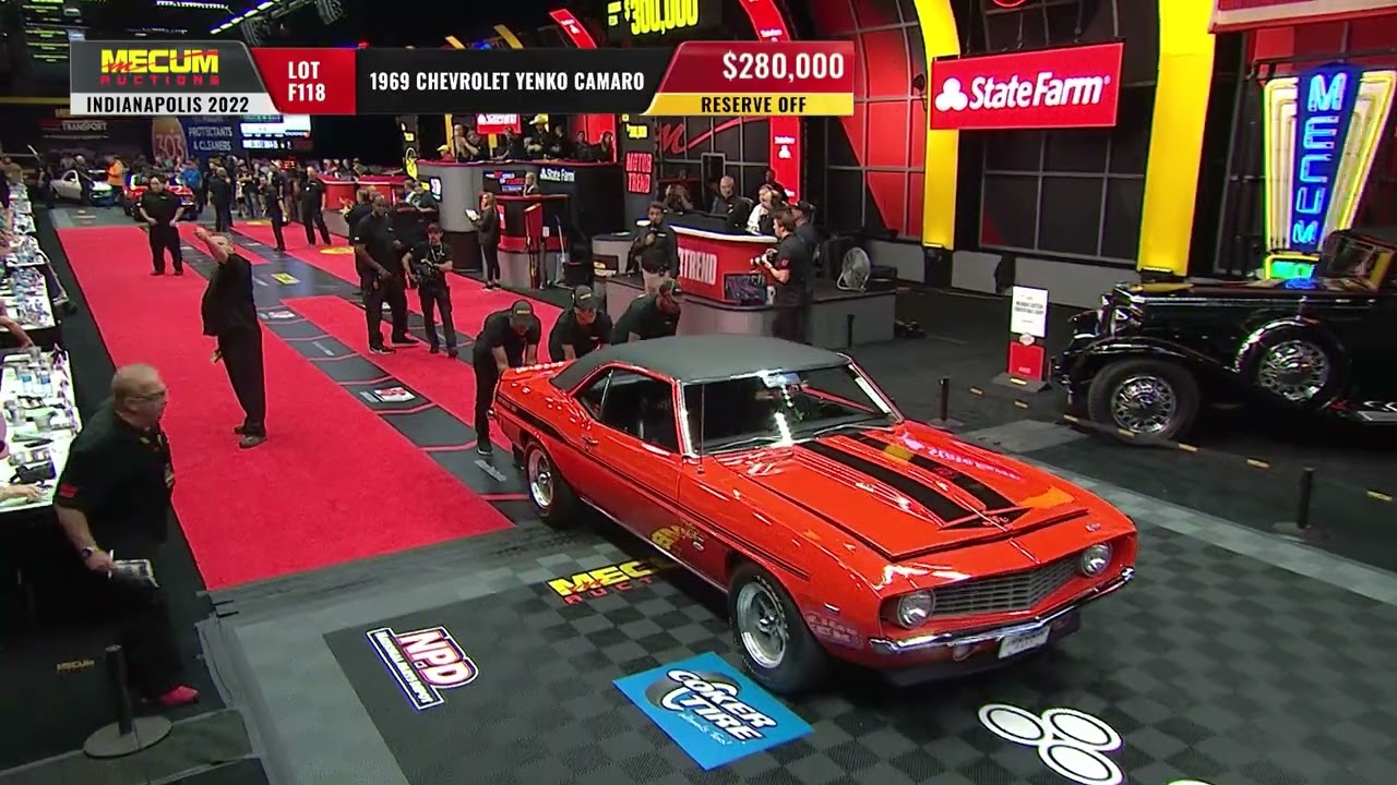 1969 Chevrolet Yenko Camaro Sells for $320,000 // Mecum Indy 2022