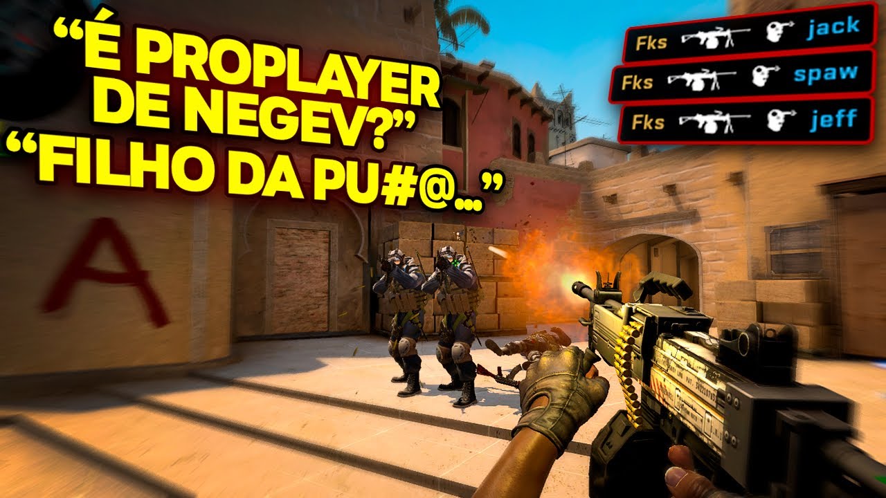um GLOBAL só de NEGEV contra OURO! esse é o resultado… 🤣