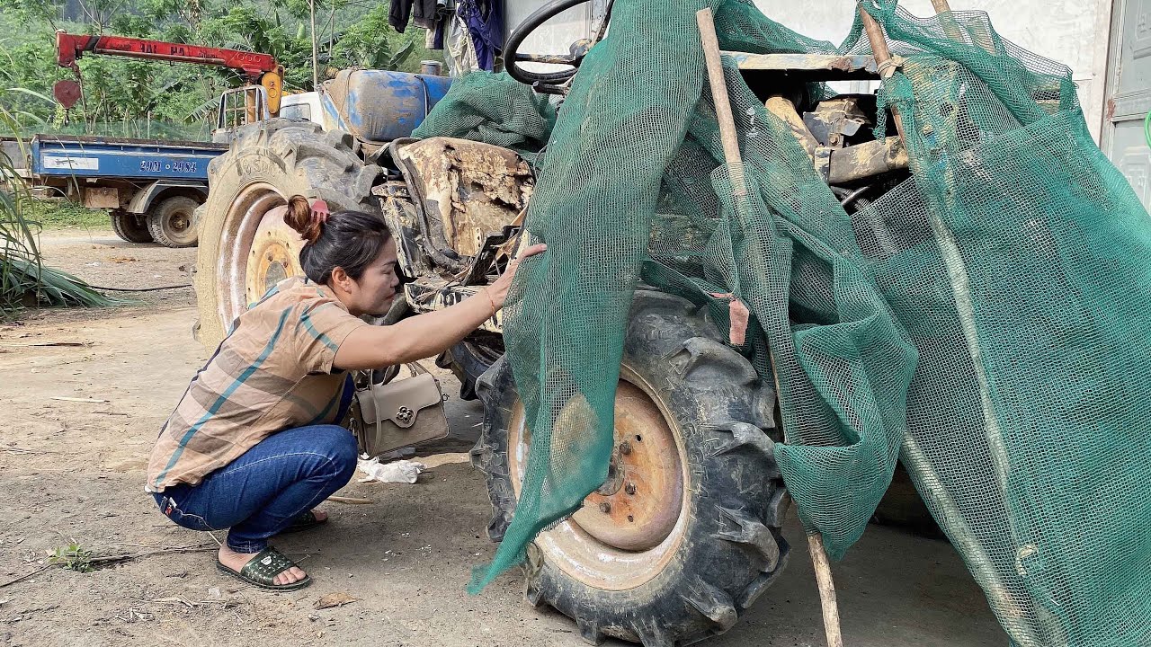 Old tractor restoration / buy and restore old machinery that has been broken for many years