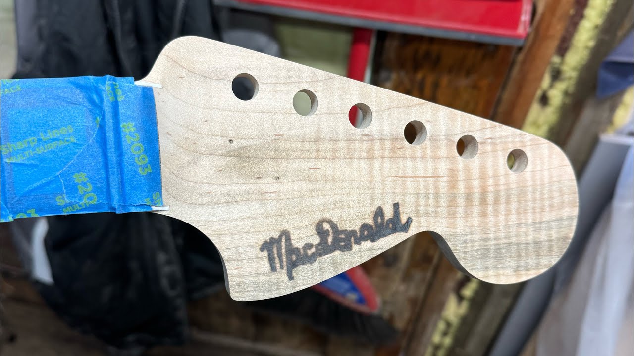 Building a Stratocaster part 11: finishing touches on my second neck attempt! 