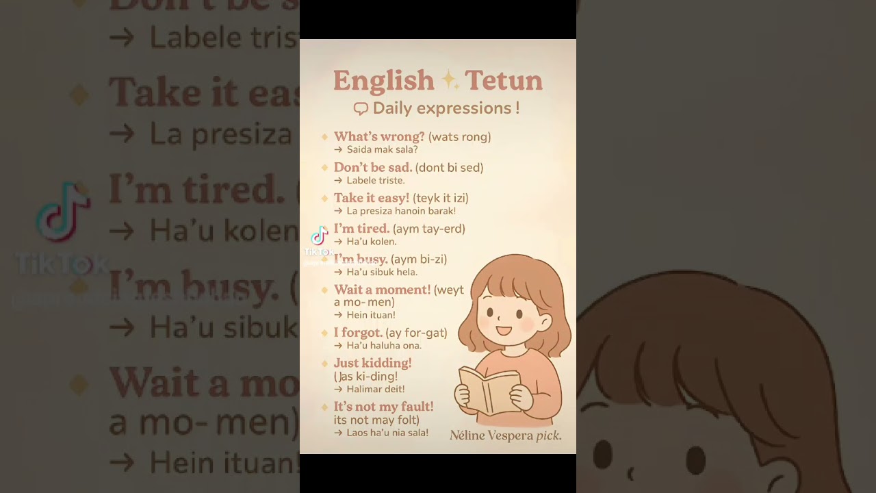 study English and tetun