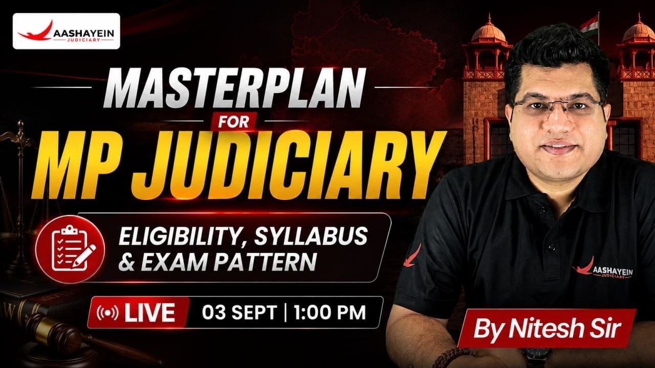 MASTERPLAN For MP Judiciary Exam🔥| MPCJ Syllabus, Eligibility & Exam Pattern | By Nitesh Sir