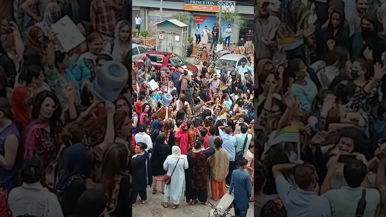 Shemale Protest against inflation in  Our Style