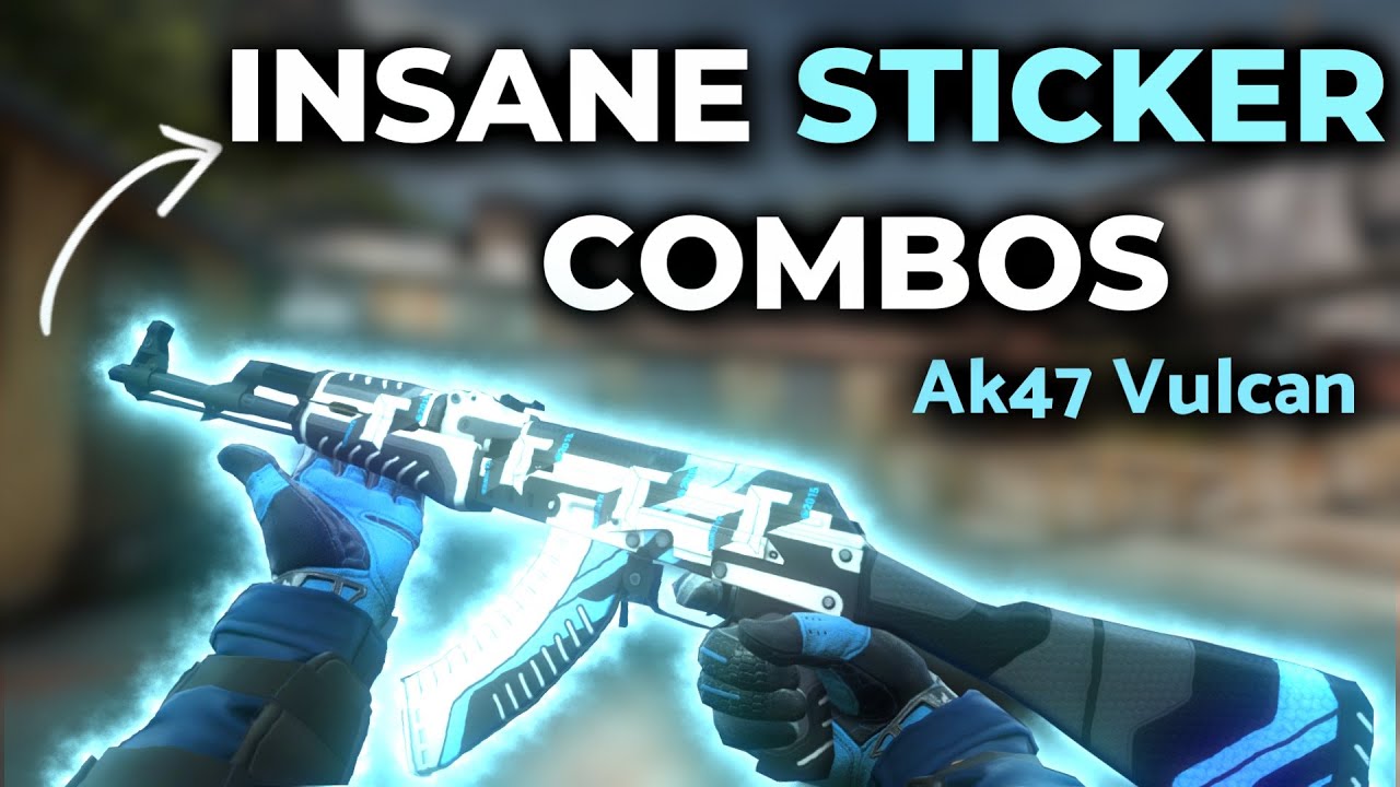 BEST AK47 VULCAN STICKER COMBOS IN 2023 - CS2