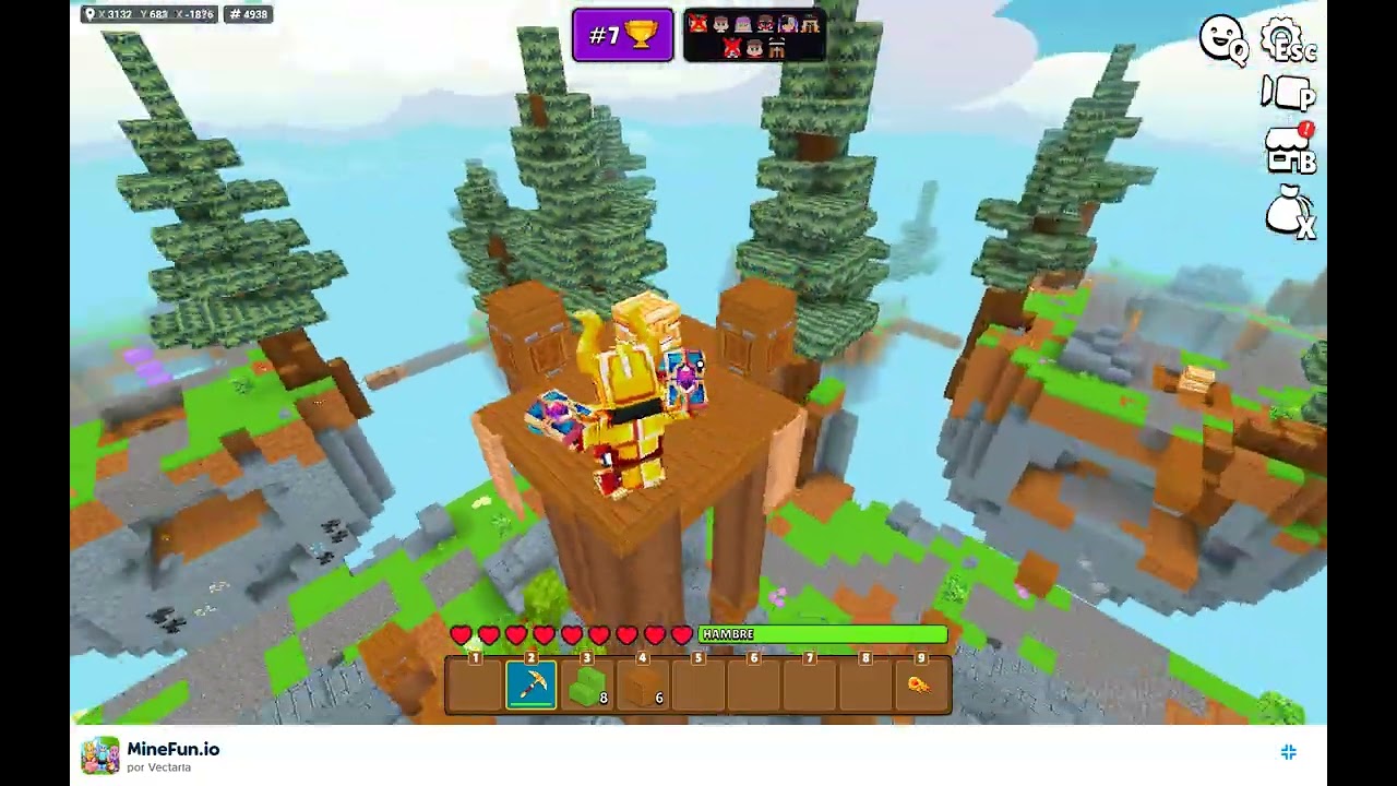 Jugando sky wars pt 37