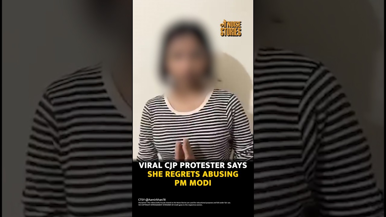 Viral CJP Protester Expresses Regret Over Remarks Against PM Modi