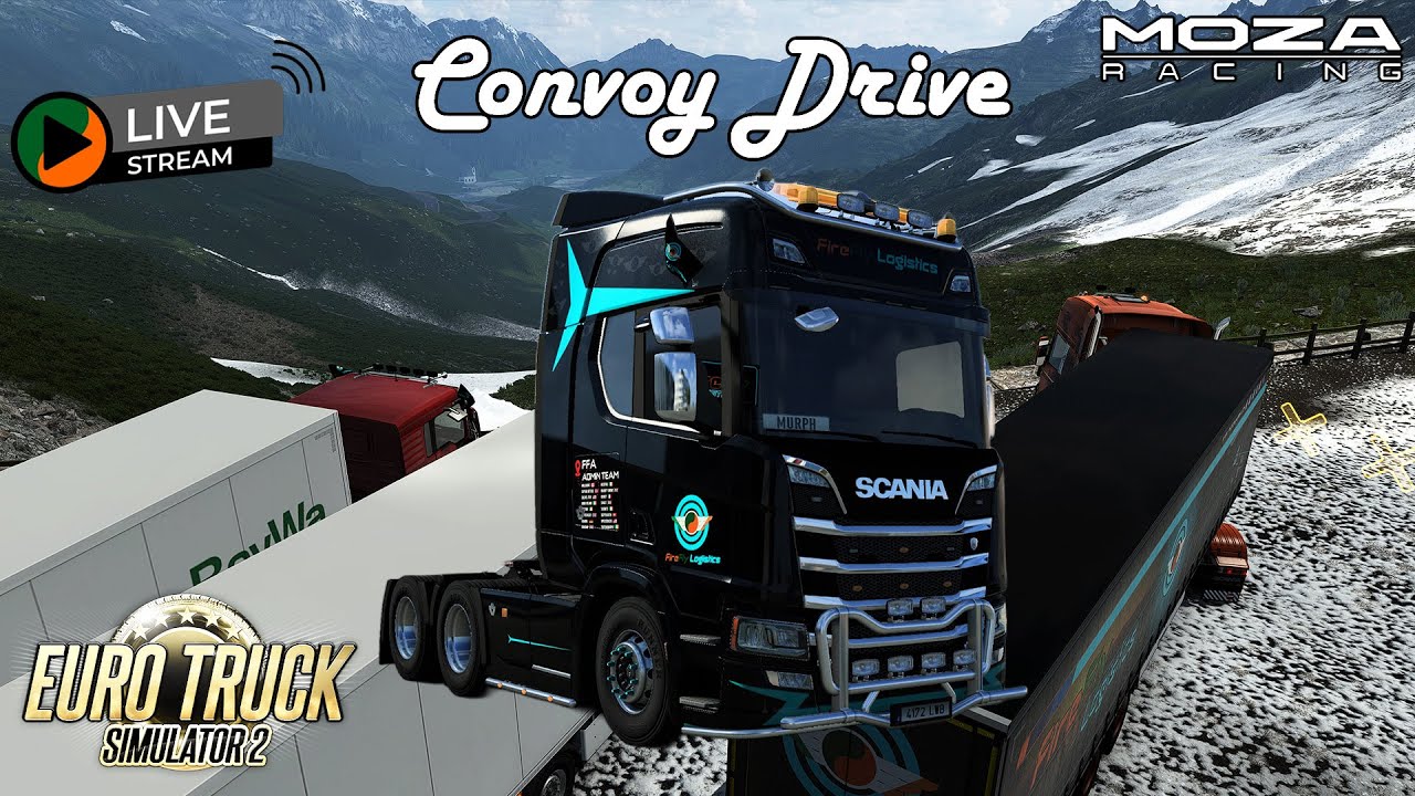 MOZA Truckin' Tuesday | Euro Truck Simulator 2 | Split to Innsbruck | Community Convoy 🚛