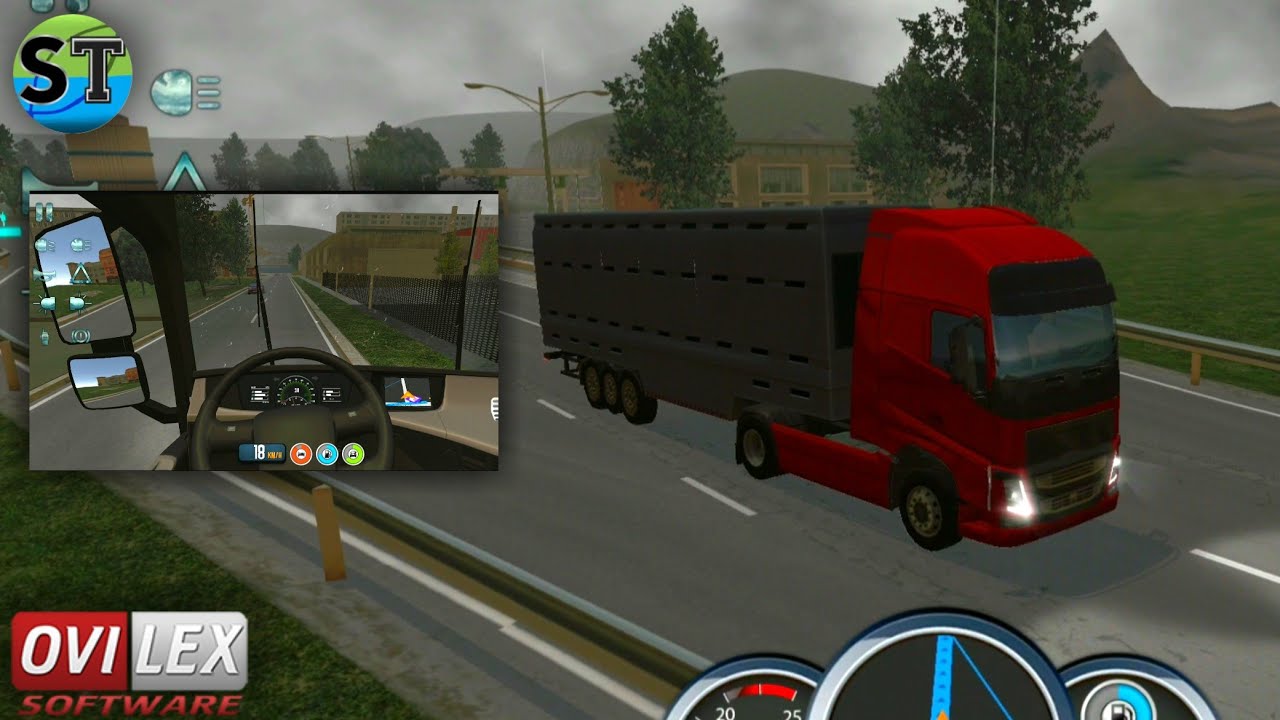 Euro Truck Driver 2018 - Rain Weather GamePlay Ovilex