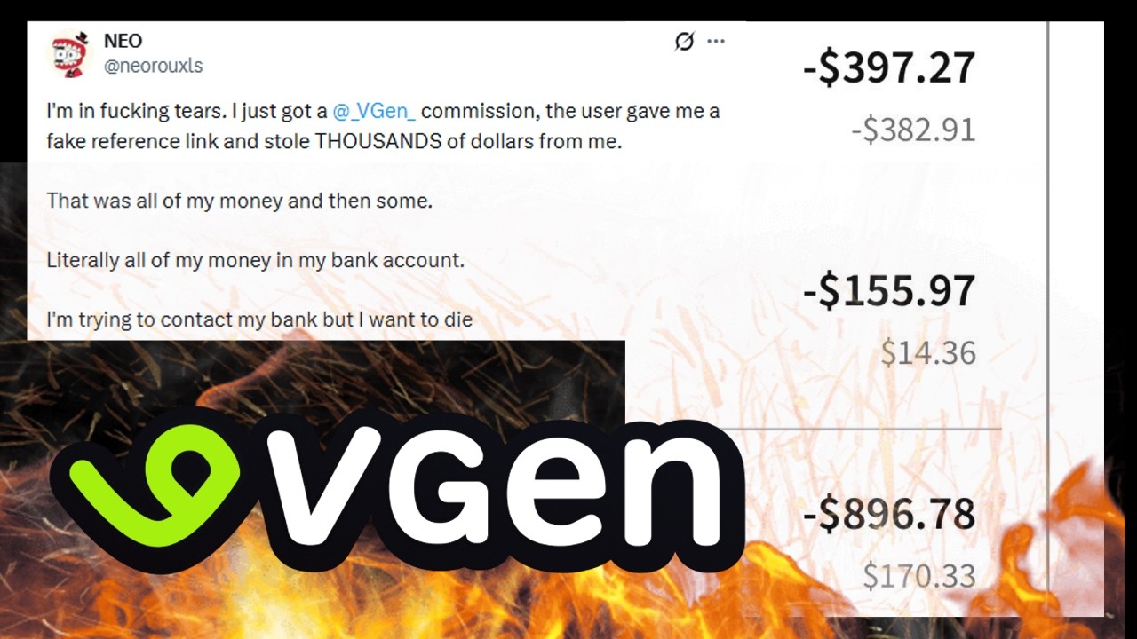 На VGen орудует мошенник...