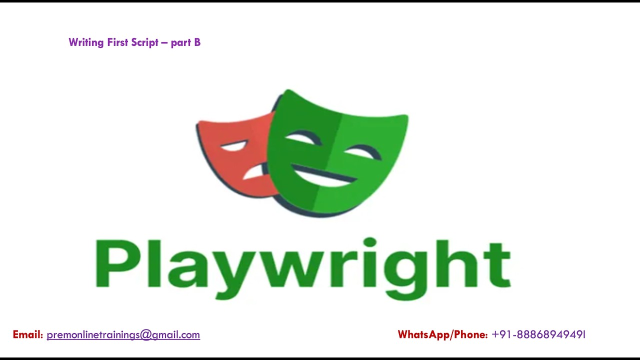 PLAYWRIGHT AUTOMATION(END - END )    +91- 8886894949
