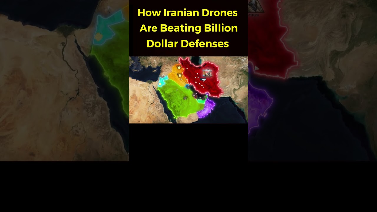 How Iranian Drones Slip Past Advanced Air Defenses #iran