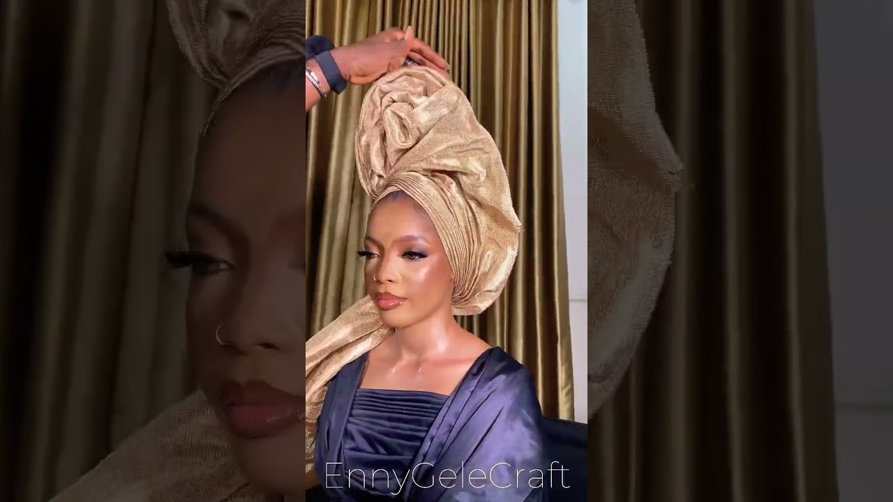 TUTORIAL with Enny ( Premium Style ) #howtotiegele #howto #ennygelecraft #geletutorial