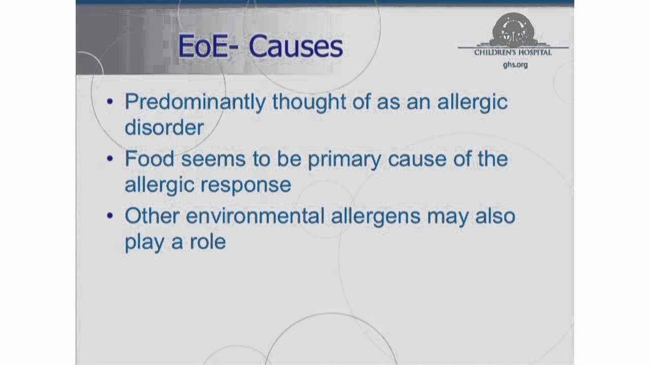 Eosinophilic Gastrointestinal Diseases