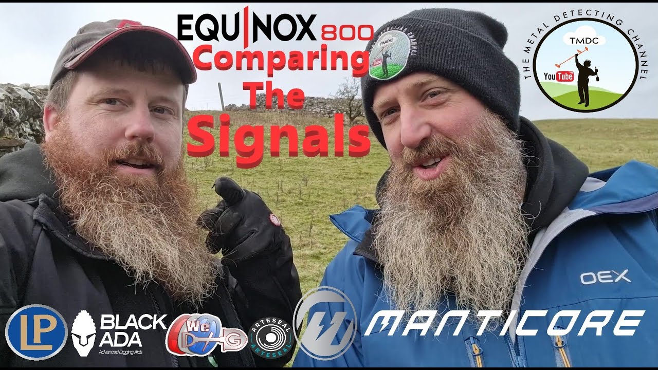 Manticore VS Equinox 800 | Comparing the signals | Metal detecting UK