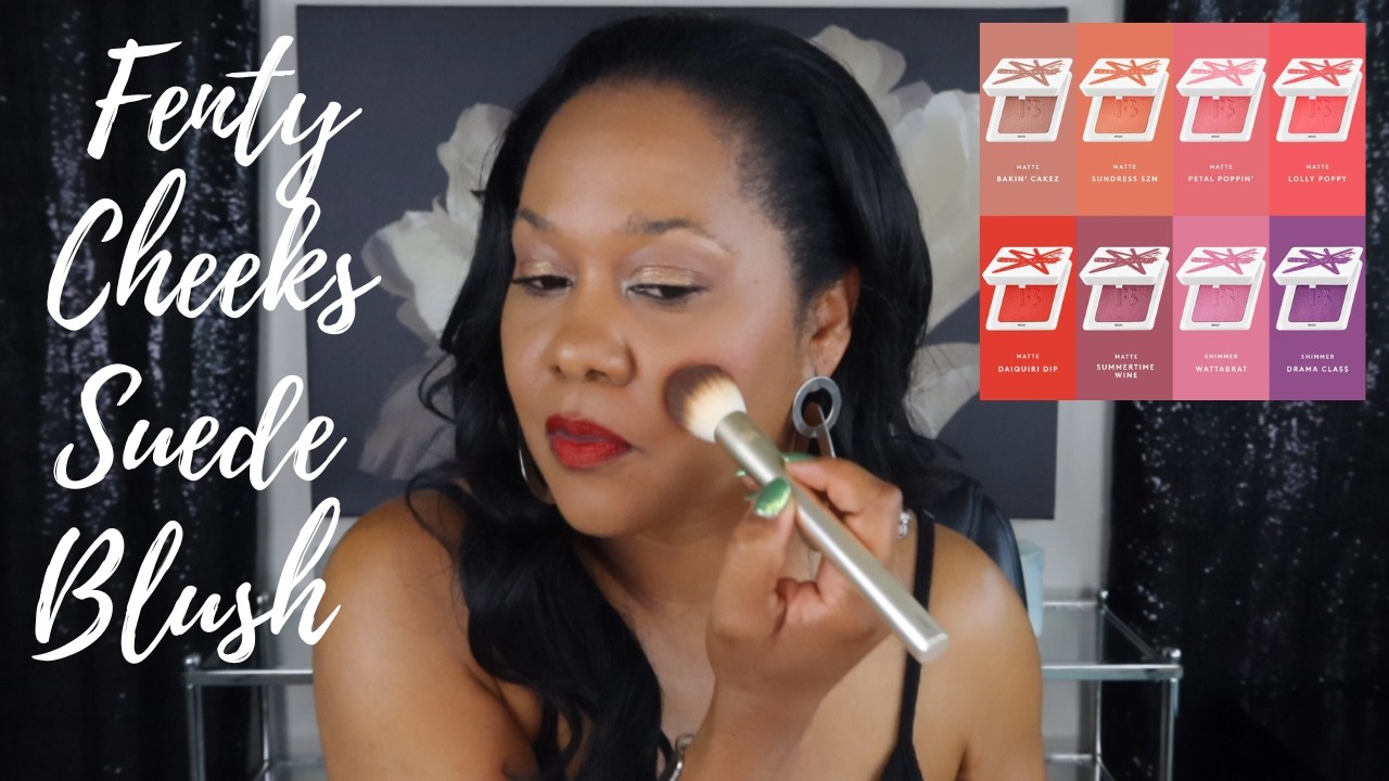 Fenty Cheeks Suede Powder Blush Try-On and Swatches - All 8 Shades