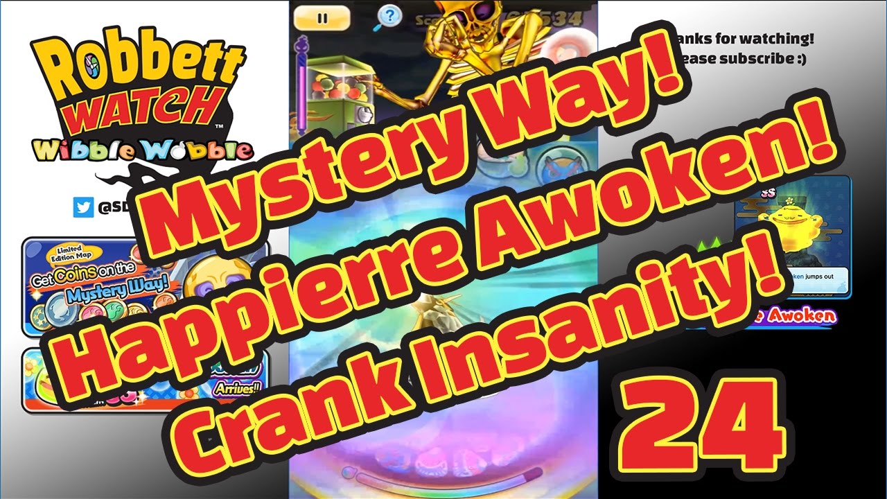 Yo-kai Watch Wibble Wobble #24: Mystery Way & Goldybones! Happierre Awoken! Robbett Watch