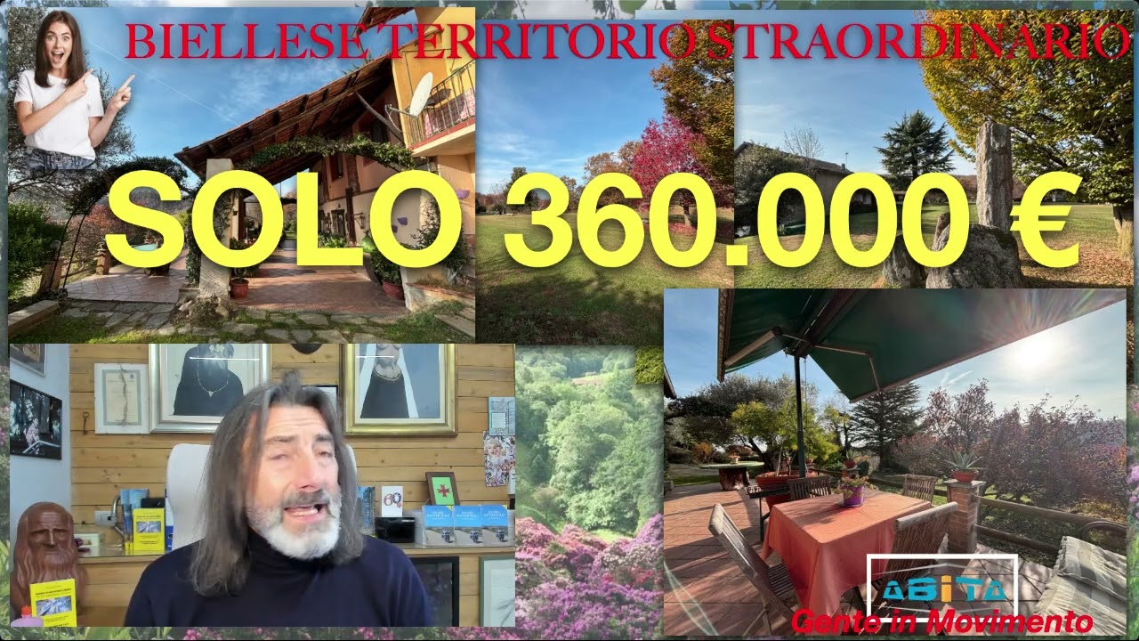 Cascina Ristrutturata a Cerrione 400 mq e 15.000 mq di Terreno | Agenzia Immobiliare Abita