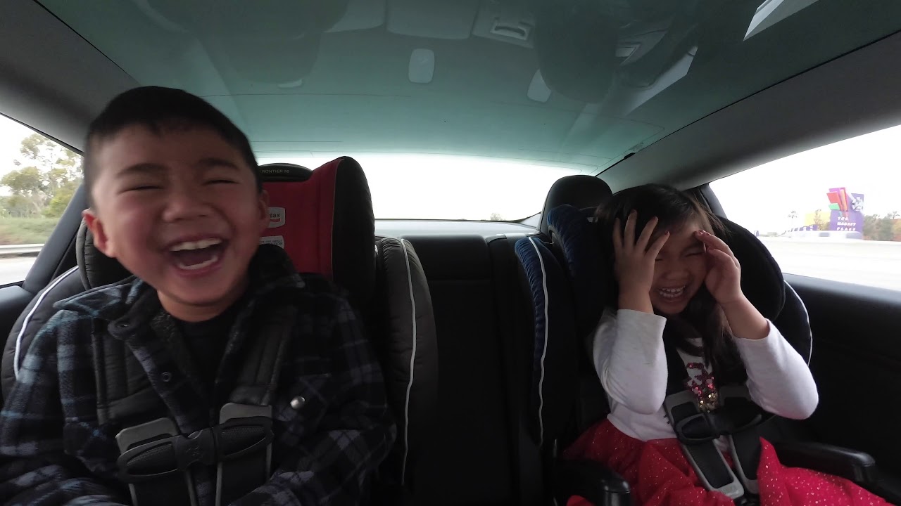 My kids fall for Tesla's fart prank: Emissions Testing Mode