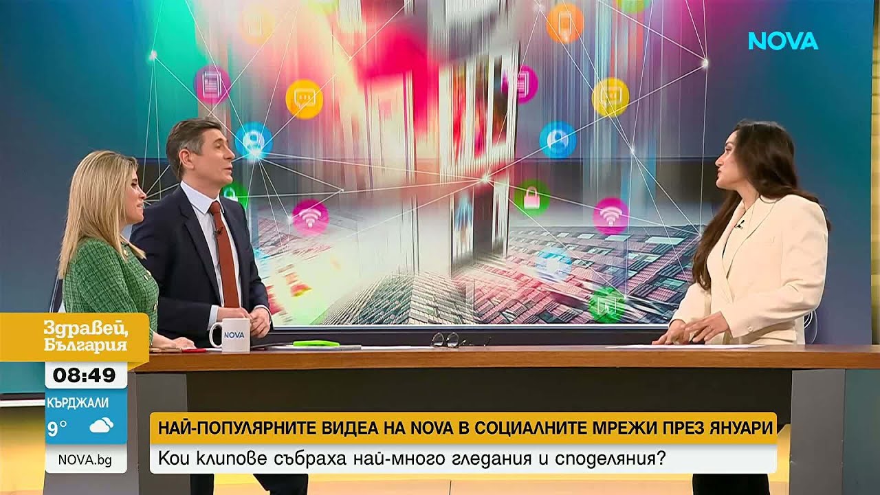 Кои са най-популярните теми в социалните мрежи на NOVA през януари