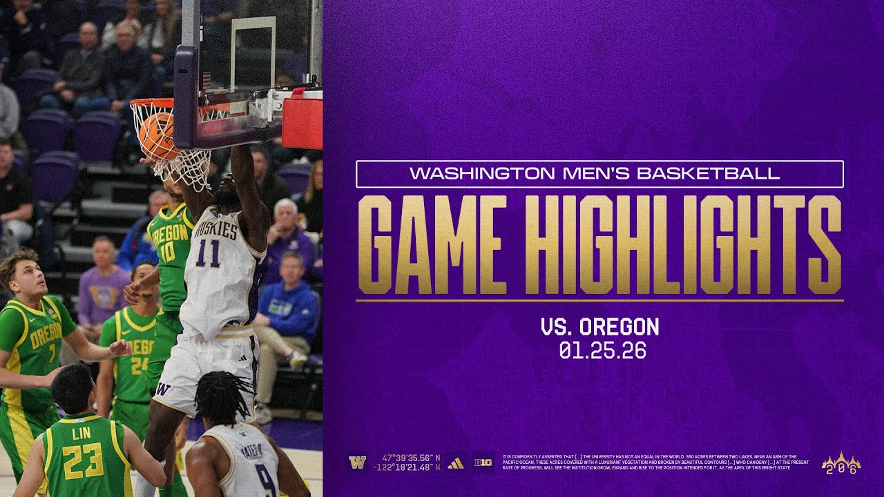 Washington 72, Oregon 57 | Huskies Highlights