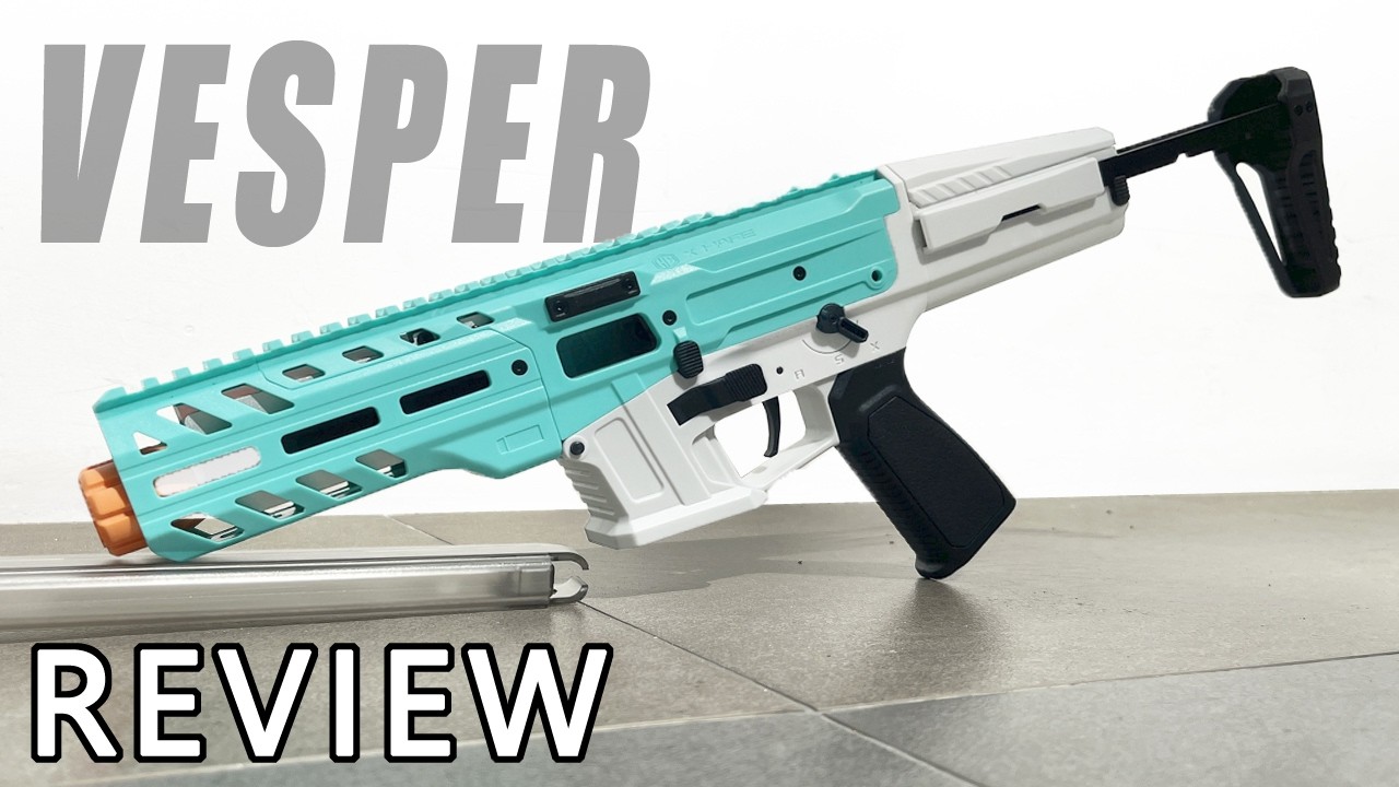 Hare Tech Vesper Brushless Flywheel Nerf SMG Blaster Review