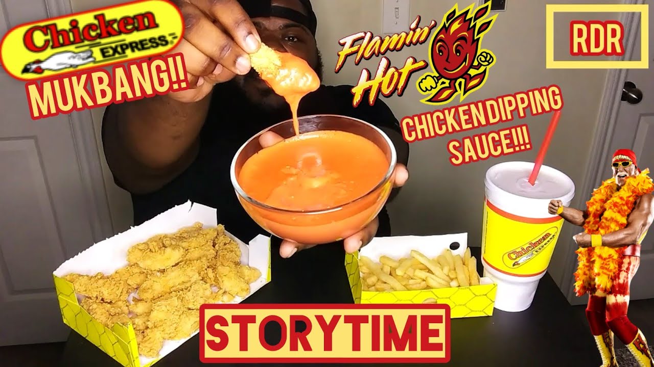 CHICKEN EXPRESS MUKBANG|OVERNIGHT(STORYTIME)!!!