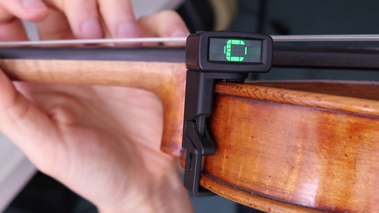 The D'addario NS Micro Violin Tuner - Tune Your Violin + Improve Intonation and Rhythm