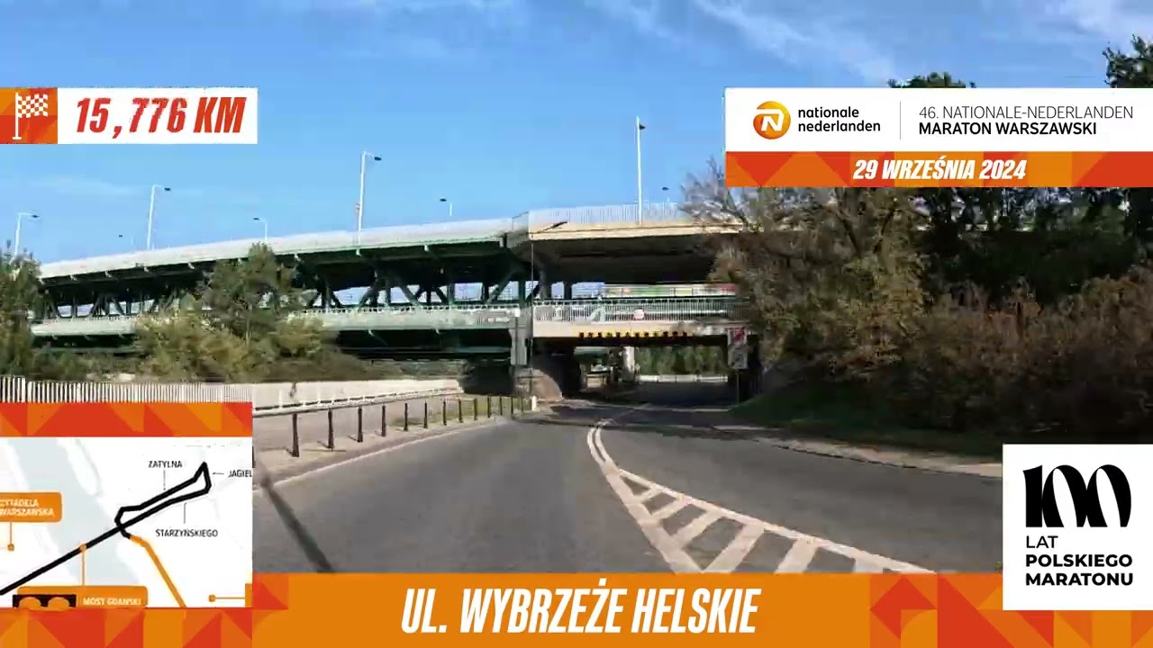 Przejazd trasy 46. Nationale-Nederlanden Maratonu Warszawskiego!