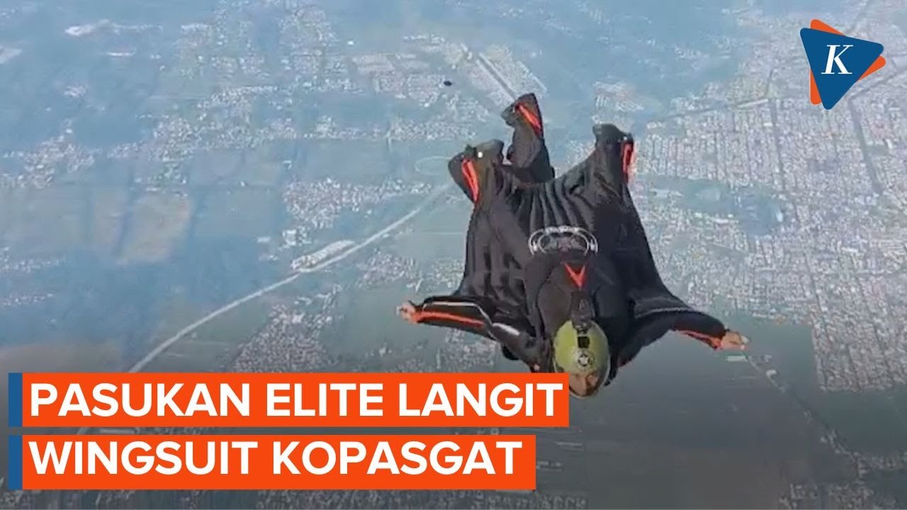 Mengenal Wingsuit Kopasgat! Penerjun Elite TNI AU: Cepat, Senyap, dan Sulit Terdeteksi