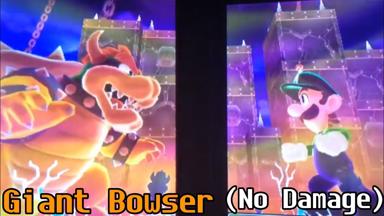 Mario & Luigi - Dream Team [Boss 23] Giant Bowser (No Damage...FROM BOWSER + Hard Mode)