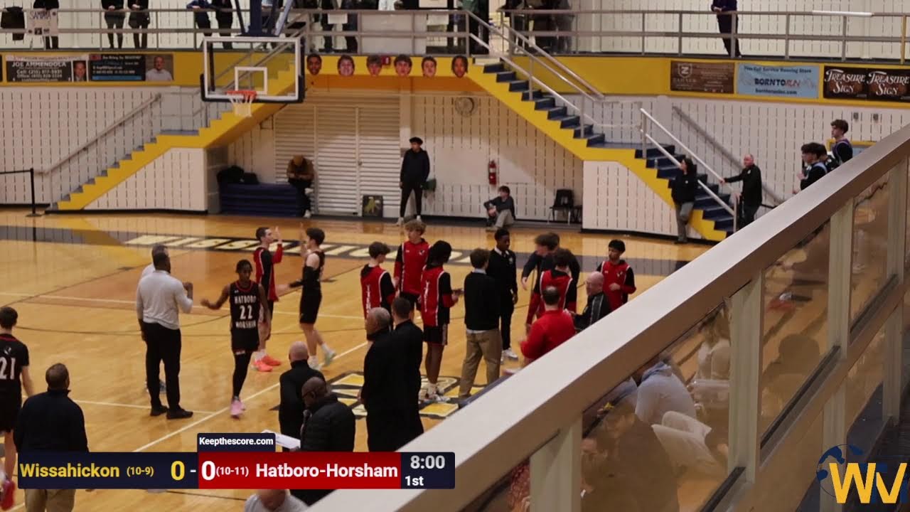 Wissahickon vs. Hatboro Horsham Boys Varsity Basketball/Senior Night/Nico 1k #buildthestatue