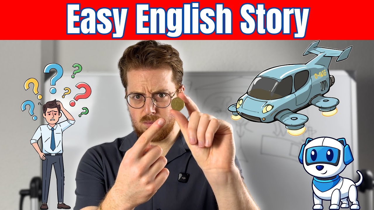 The Time-Traveling Coin | Easy English Story for Beginners (Comprehensible Input)