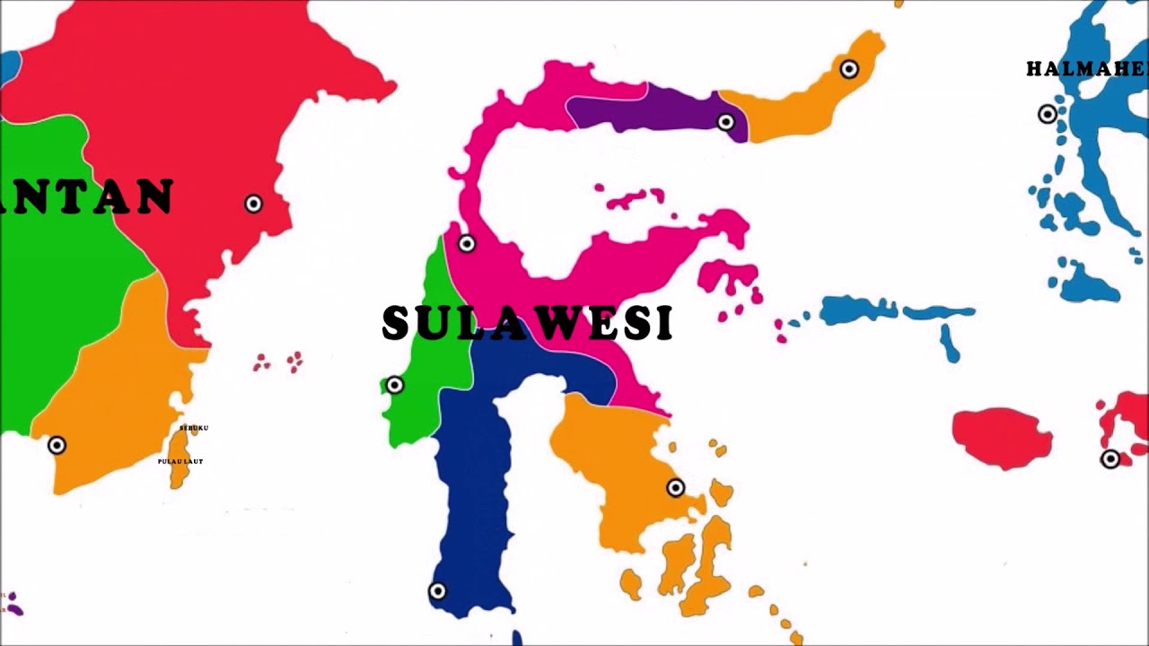 Peta Indonesia (Nama pulau)