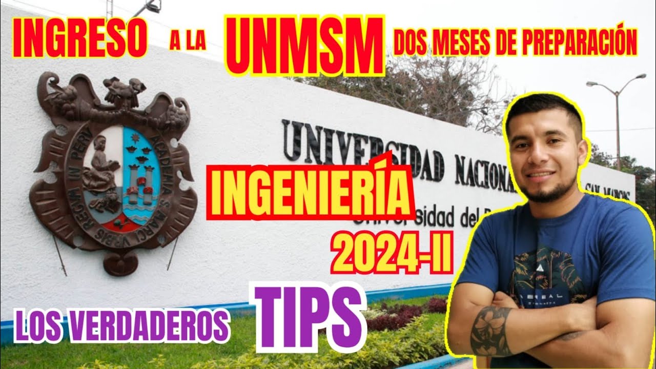 Ingreso a la UNMSM con DOS MESES de PREPARACIÓN los VERDADEROS TIPS Admisión 2024-II @TripWill