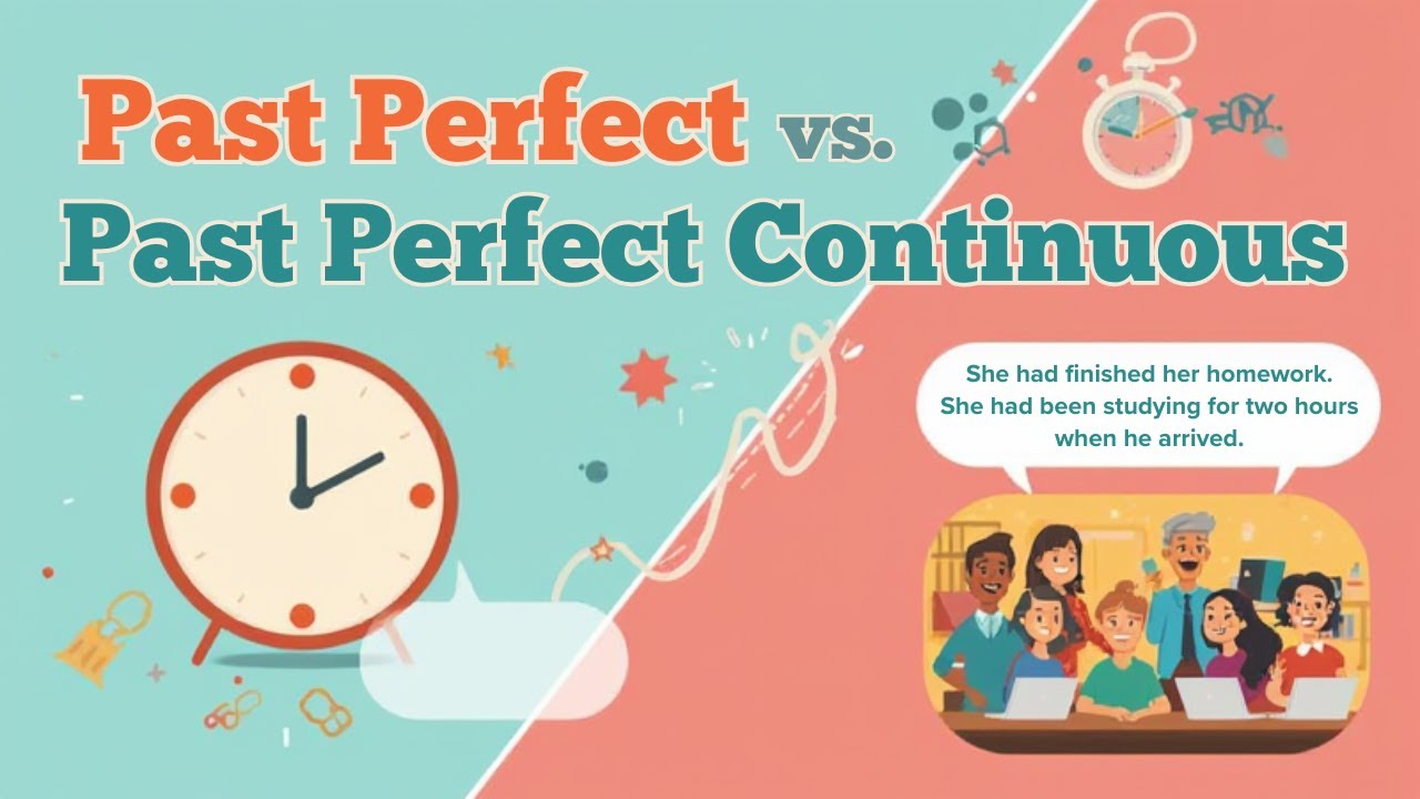 Online English Class: Past Perfect vs Past Perfect Continuous (Easy Guide)
