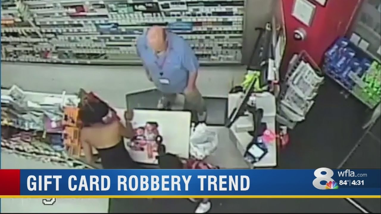 Gift card robberies