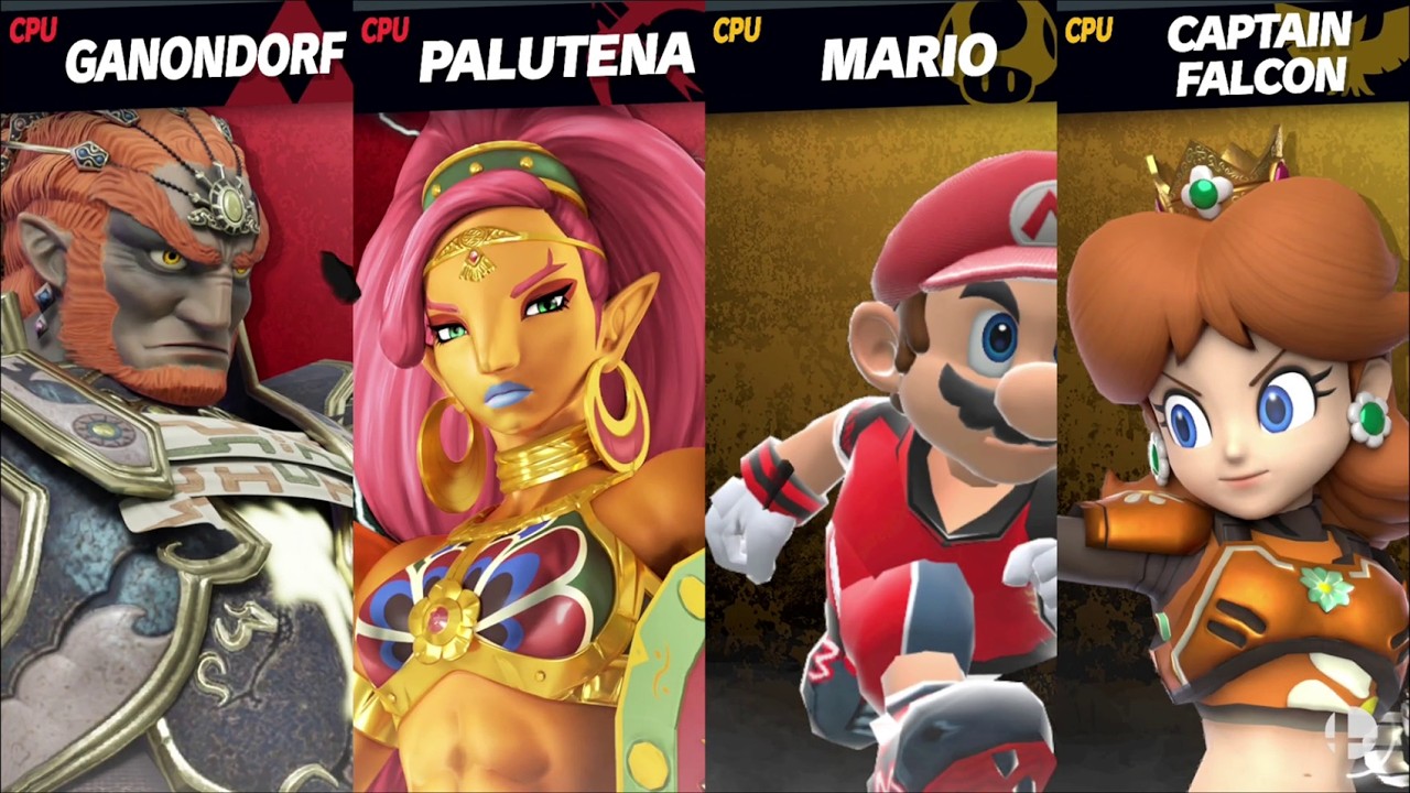 TP Ganondorf & Urbosa vs Strikers Mario & Strikers Daisy (CF) 2 [ShadowMario365 SSBU Member Request]