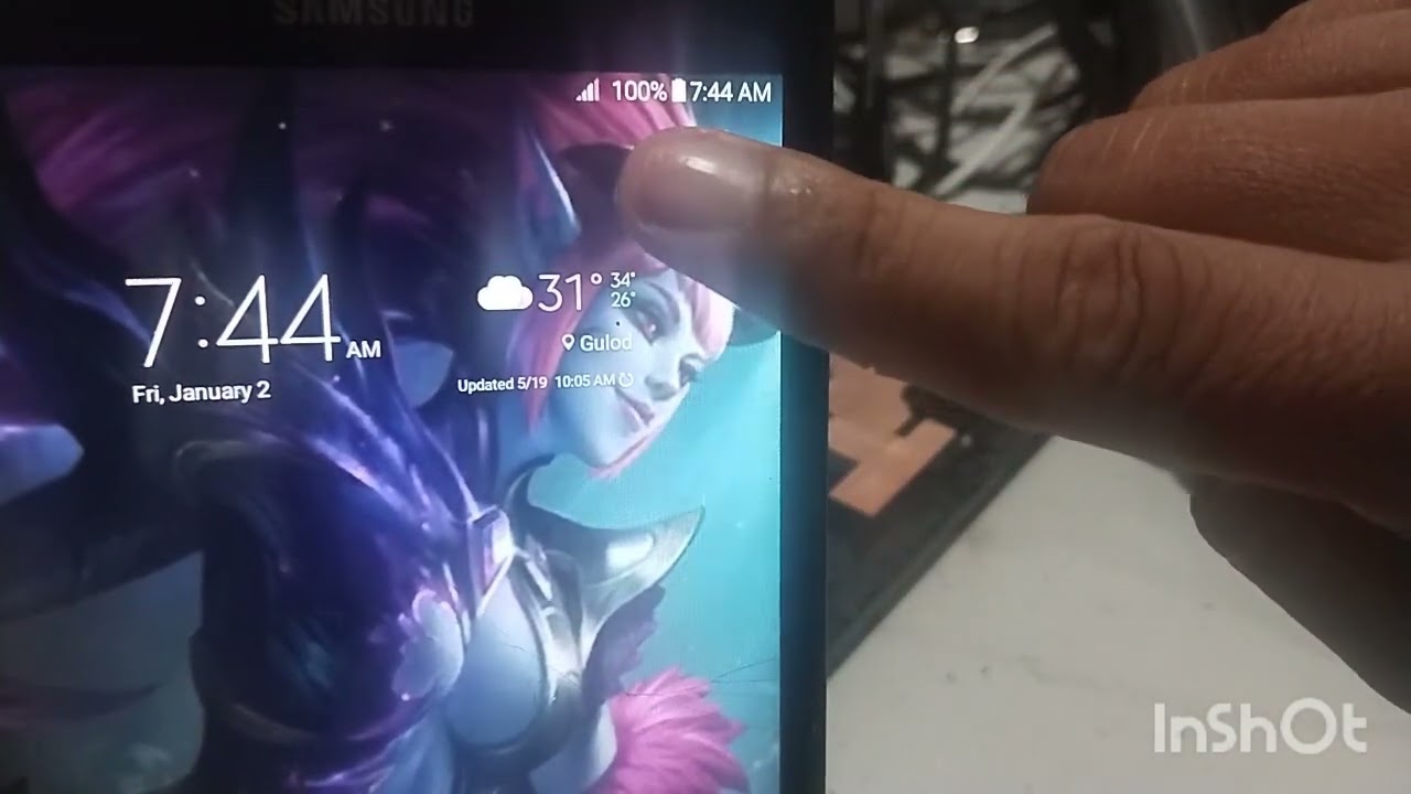 Samsung Galaxy Tab A SM T-285 Drain Battery and Broken Plastic Push Power Button.