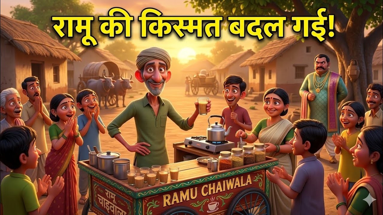 रामू की किस्मत बदल गई! | Ramu Ki Kismat Badal Gayi | Hindi Moral Story